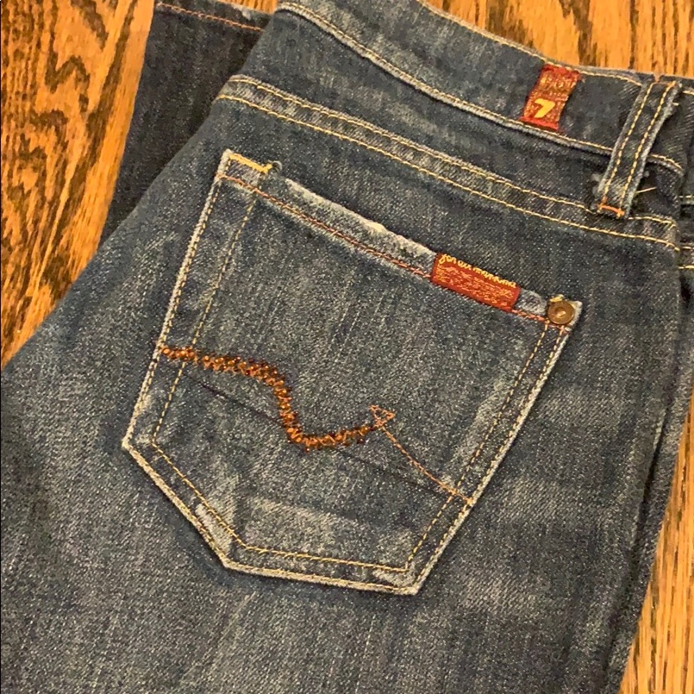 7 For All Mankind Bootcut | Swarovski Crystals